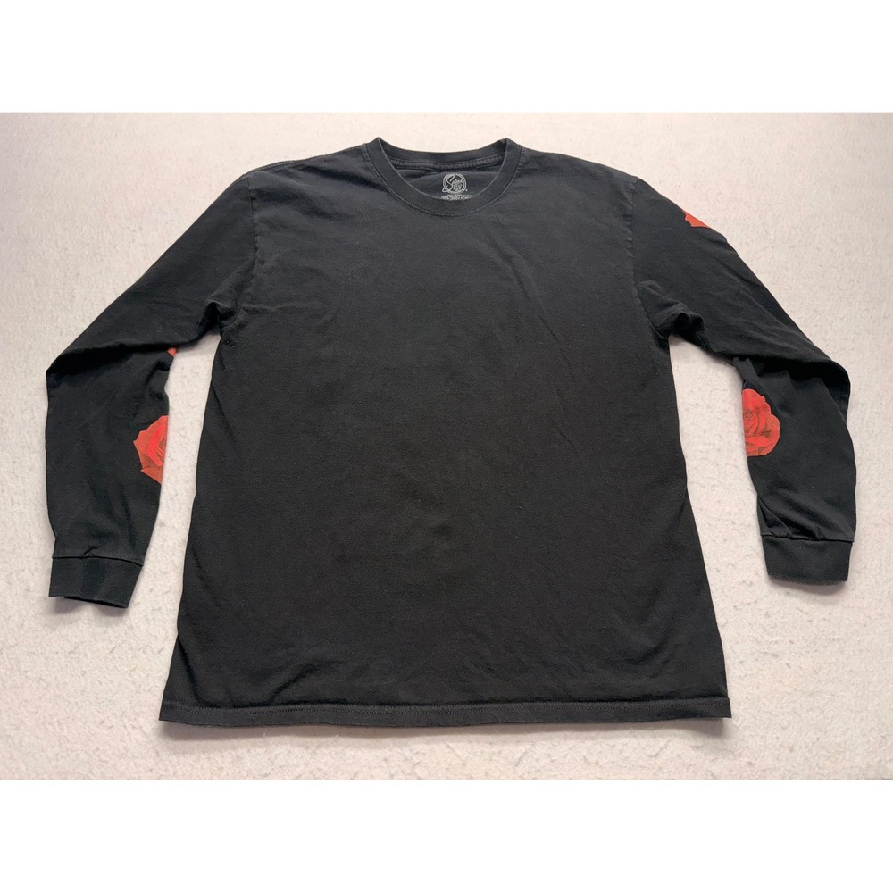 Selena Quintanilla Long Sleeve Rose Graphic T-Shirt Black Mens Large 2017 C-Life